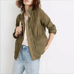 Madewell Olive Green Dispatch Utility Jacket Size XS NWT